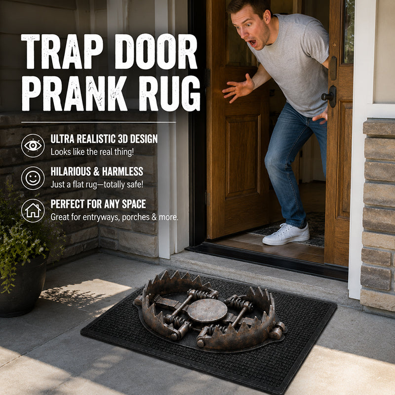 Trick Trap 3D Illusion Door Mat