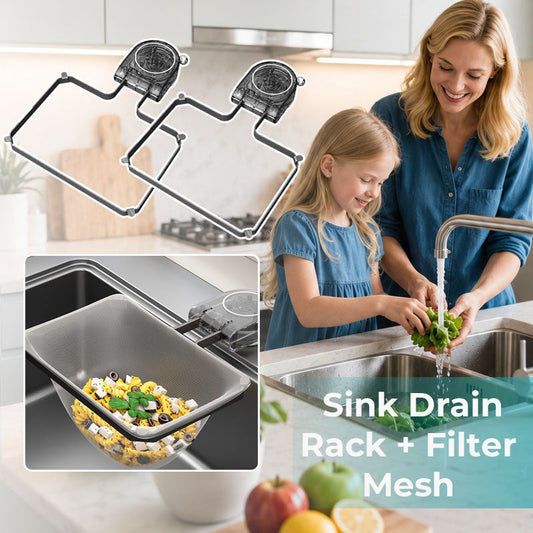 🧼Sink Drain Rack + Strainer