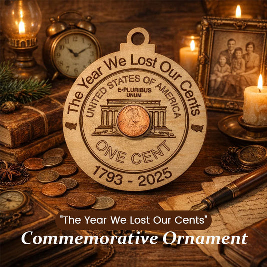The Year We Lost Our Cents – 1793–2025 Commemorative Ornament