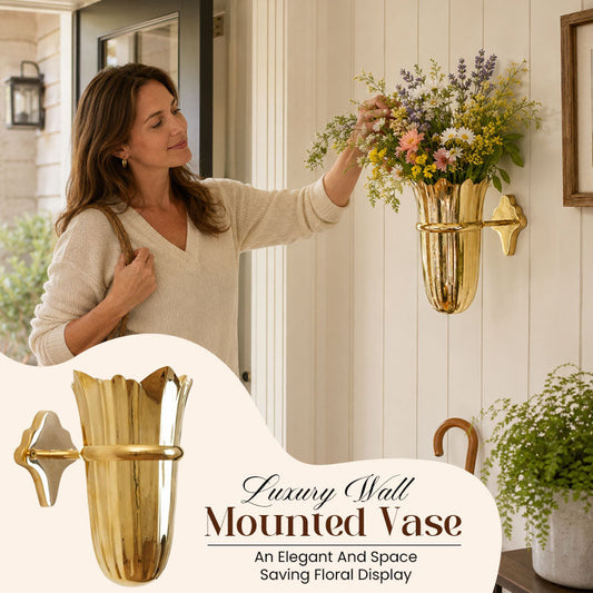 Luxury Wall-Mounted Vase — An Elegant And Space-Saving Floral Display