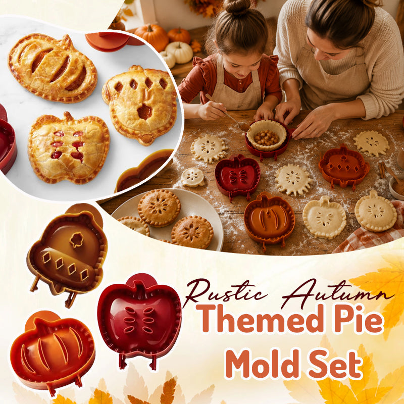 🍎 Autumn Pie Mould Set – Create Cozy Homemade Fall Treats