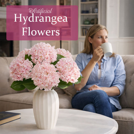Artificial Hydrangea Flowers