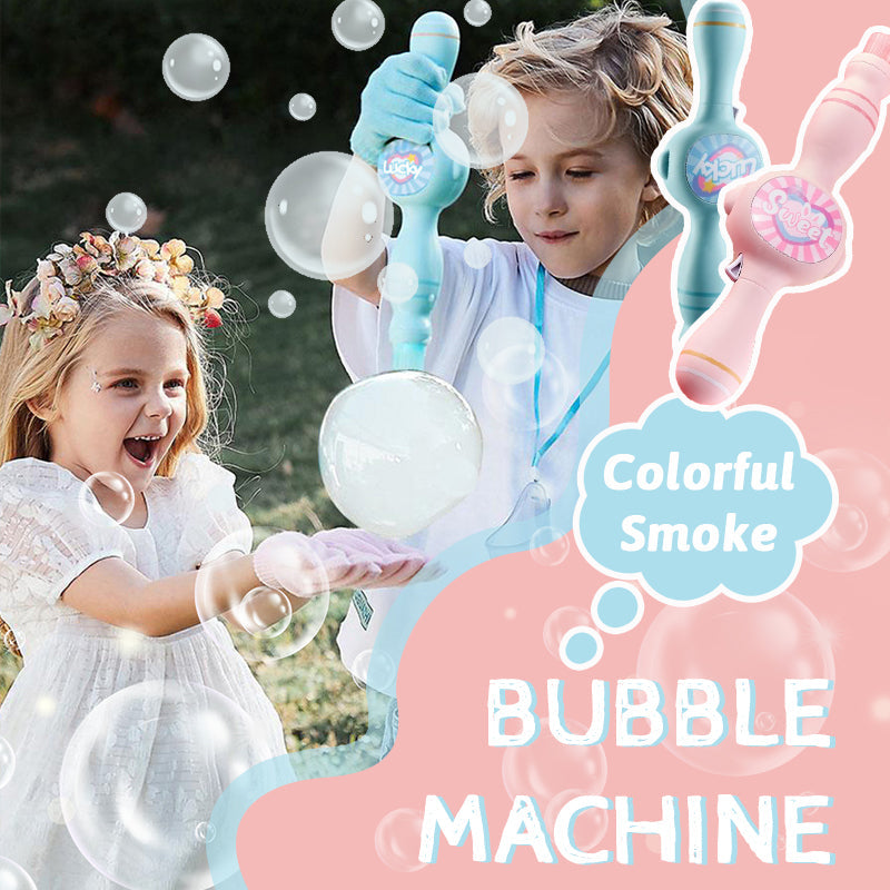 Colorful Smoke Bubble Machine