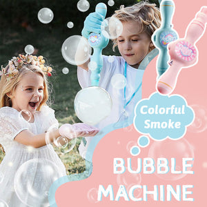 Colorful Smoke Bubble Machine