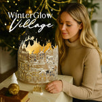Load image into Gallery viewer, 🎄 WinterGlow Village – A Magical Christmas Centerpiece
