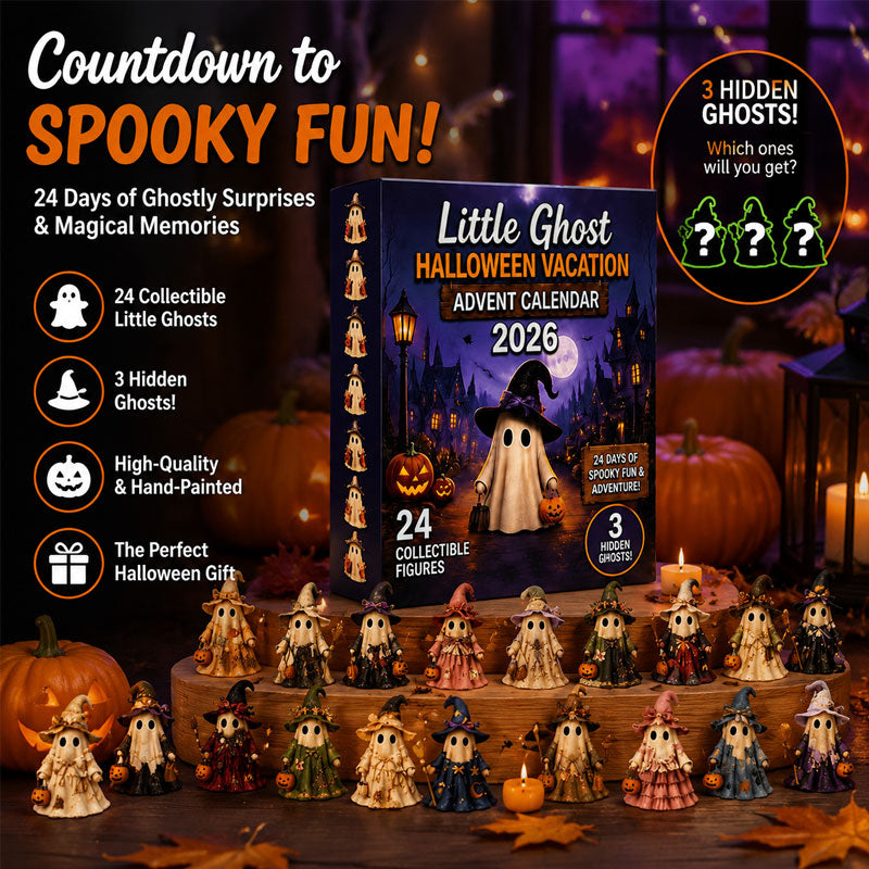 Little Ghost Halloween Vacation Advent Calendar 2026