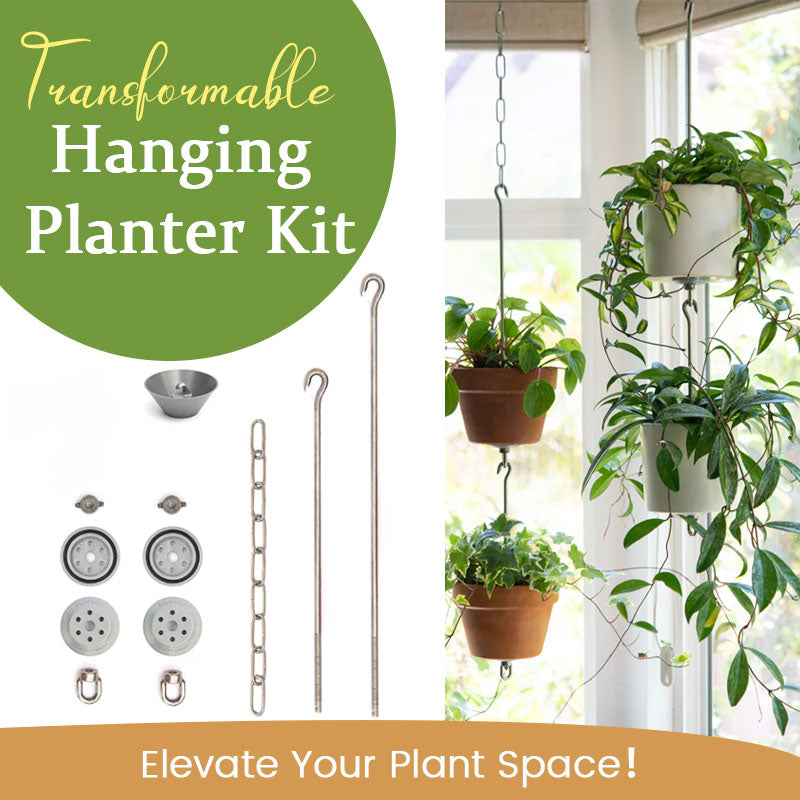 🌿 The Vertical Oasis: Transformable Hanging Pot Kit