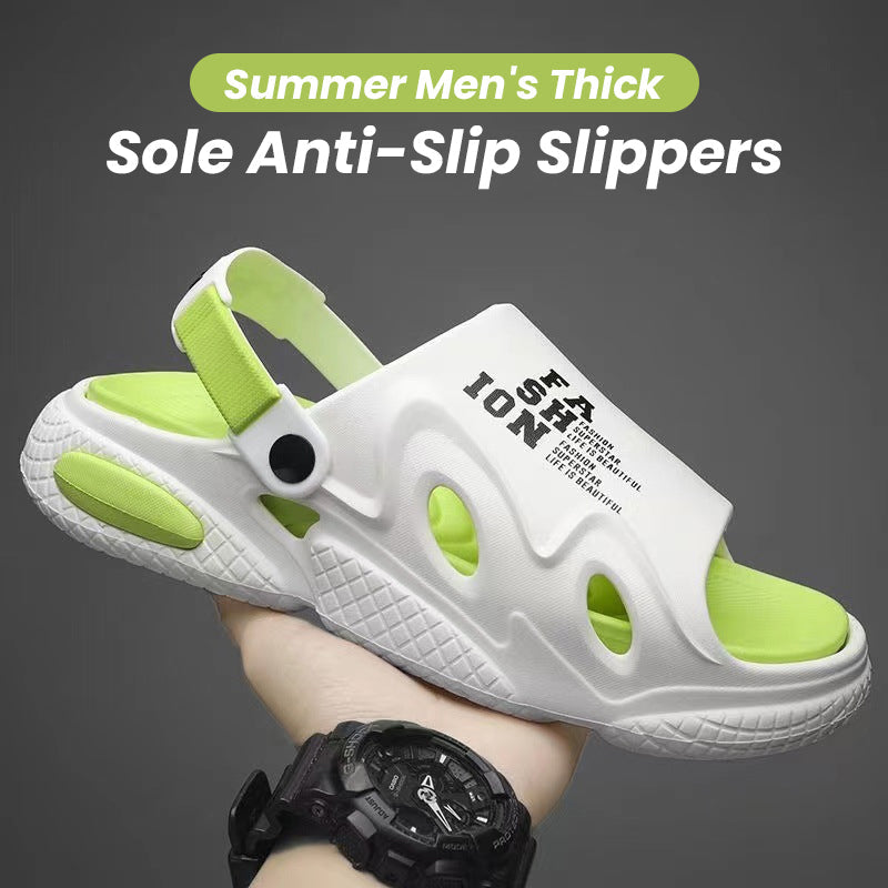 Summer Men's Thick Sole Anti-Slip Slippers