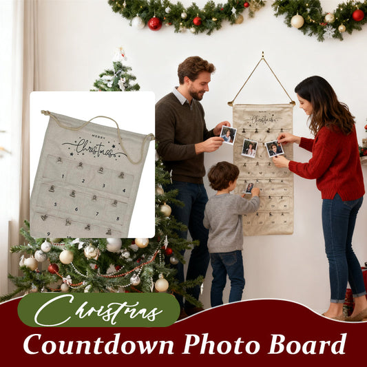 🎄 Christmas Countdown Photo Board