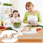Load image into Gallery viewer, Vintage Women&#39;s Salt and Pepper Shaker

