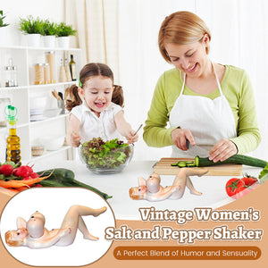 Vintage Women's Salt and Pepper Shaker