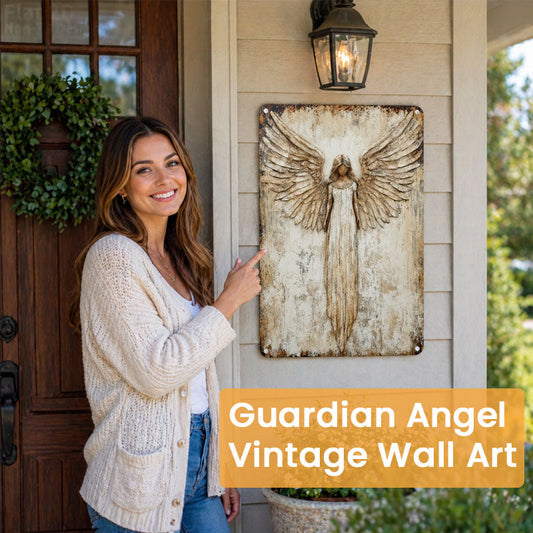 Guardian Angel Vintage Wall Art