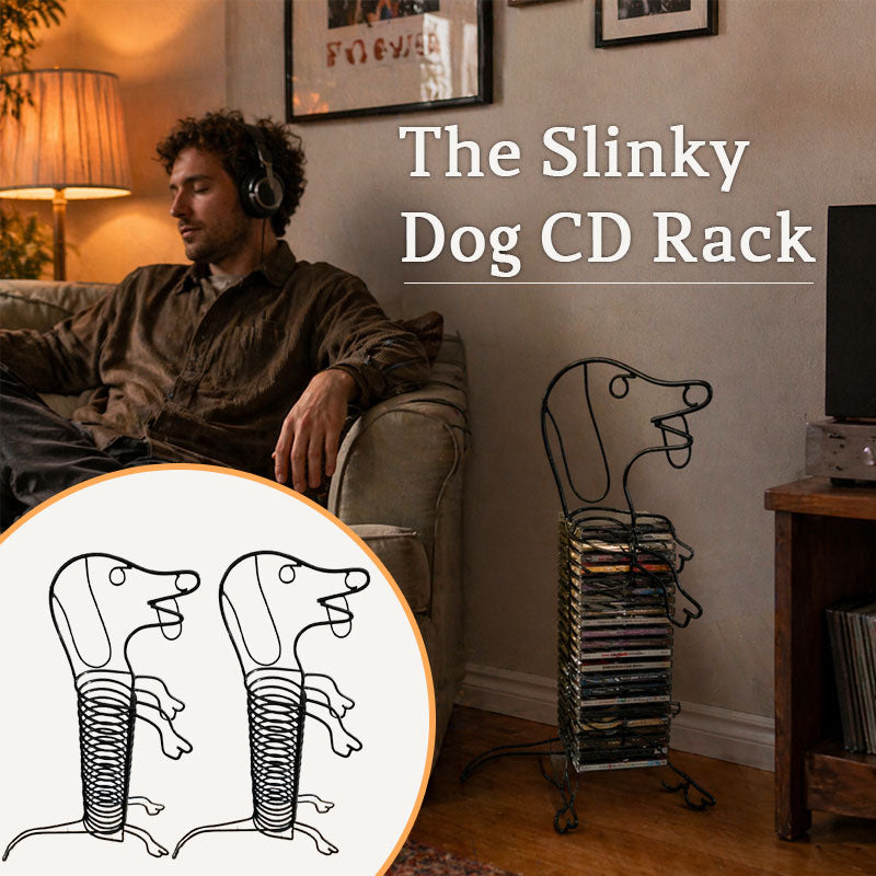 🐕 The Slinky Dog CD Rack: A Loyal Home for Your Hits