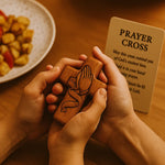 Load image into Gallery viewer, 💕✝️Wooden Prayer Cross Pocket Card💯🪵Hand-carved 3D Gift for Your Loved Ones!
