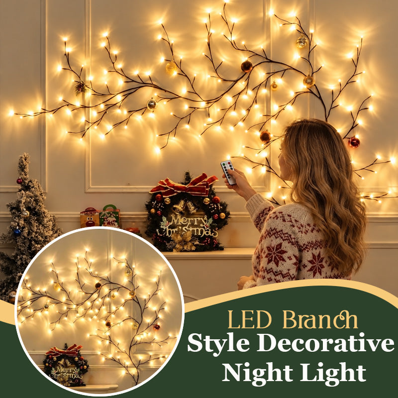 Warm White LED Branch Light Decorative Night Light