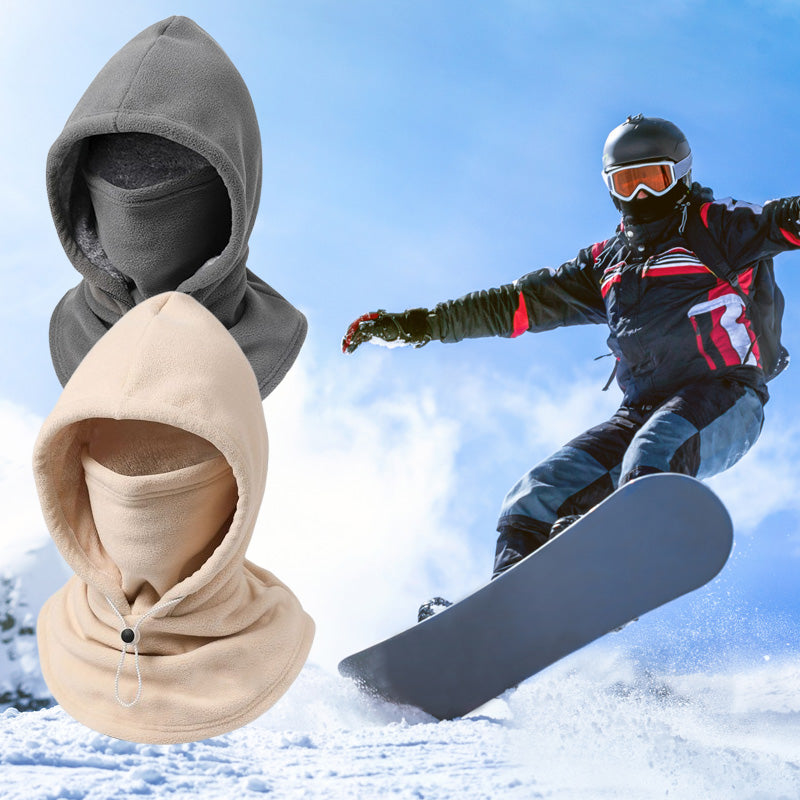 ❄️ Winter Fleece Hood – Full Face & Neck Protection