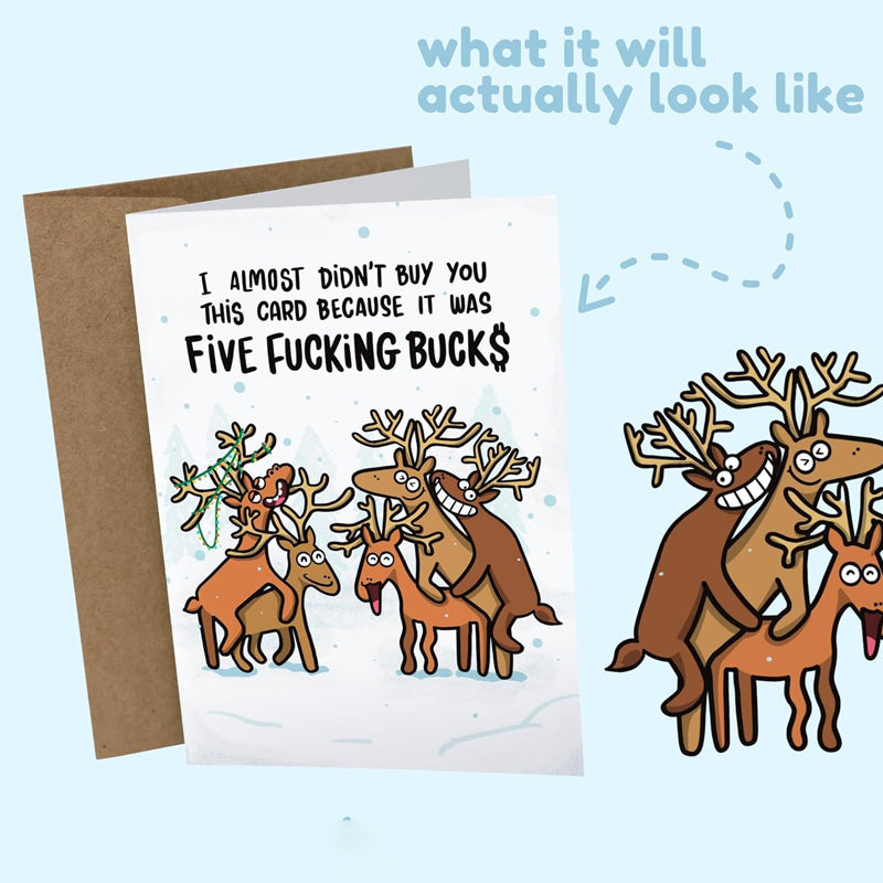 Funny Holiday Cards（1SET=10PCS）