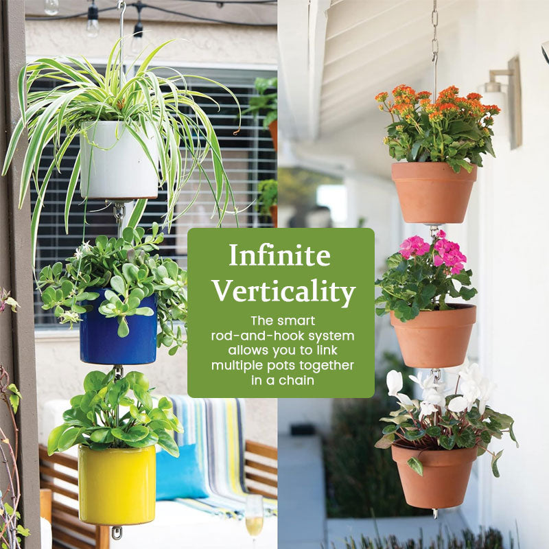 🌿 The Vertical Oasis: Transformable Hanging Pot Kit
