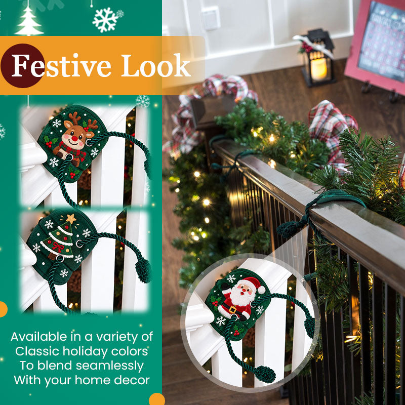 Christmas Wreath Ties - 5 Festive Styles for Railings