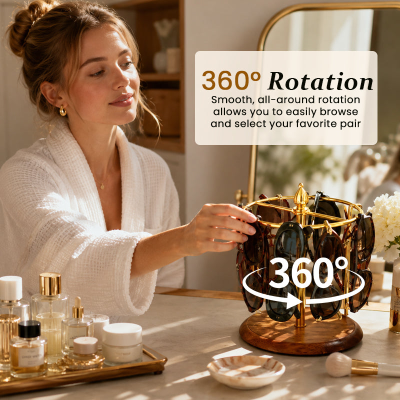 360° Rotating Glasses Holder