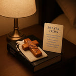 Load image into Gallery viewer, 💕✝️Wooden Prayer Cross Pocket Card💯🪵Hand-carved 3D Gift for Your Loved Ones!
