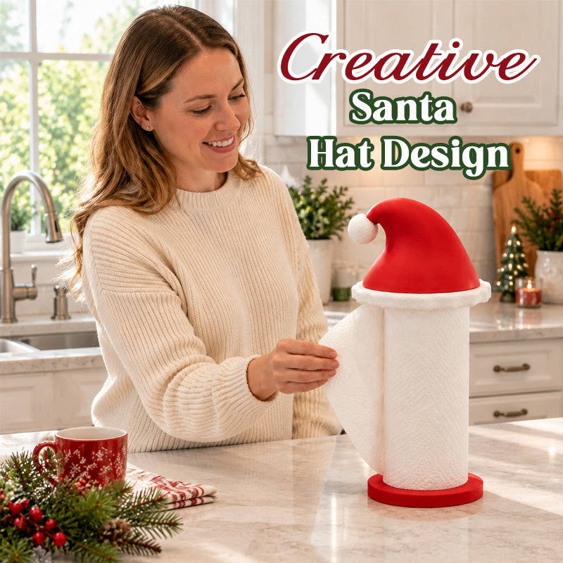 Santa Hat Kitchen Paper Towel Holder