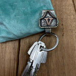 Load image into Gallery viewer, Vintage Letter Keychain

