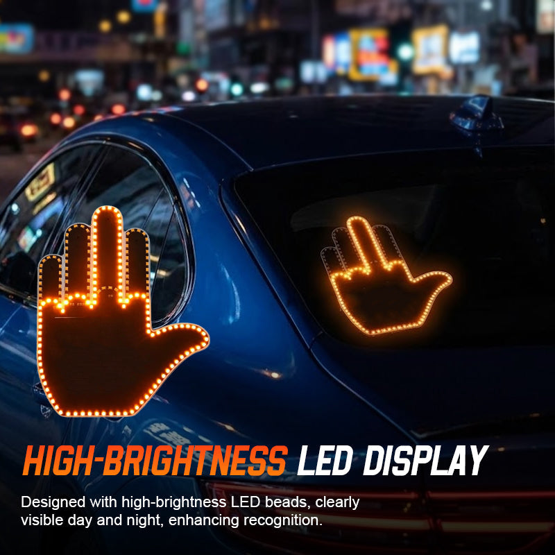 LED Gesture Car Window Light