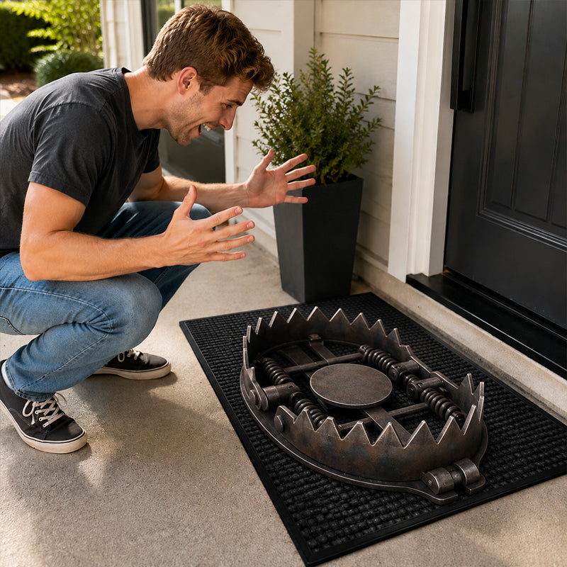 Trick Trap 3D Illusion Door Mat