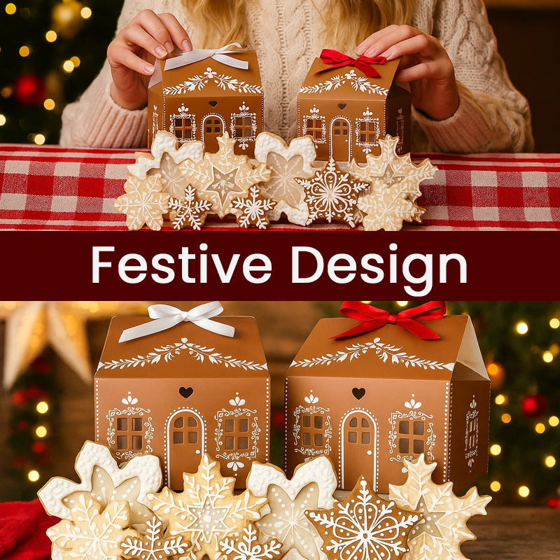 🎄Christmas Dessert Boxes – Festive Charming Gift Packaging