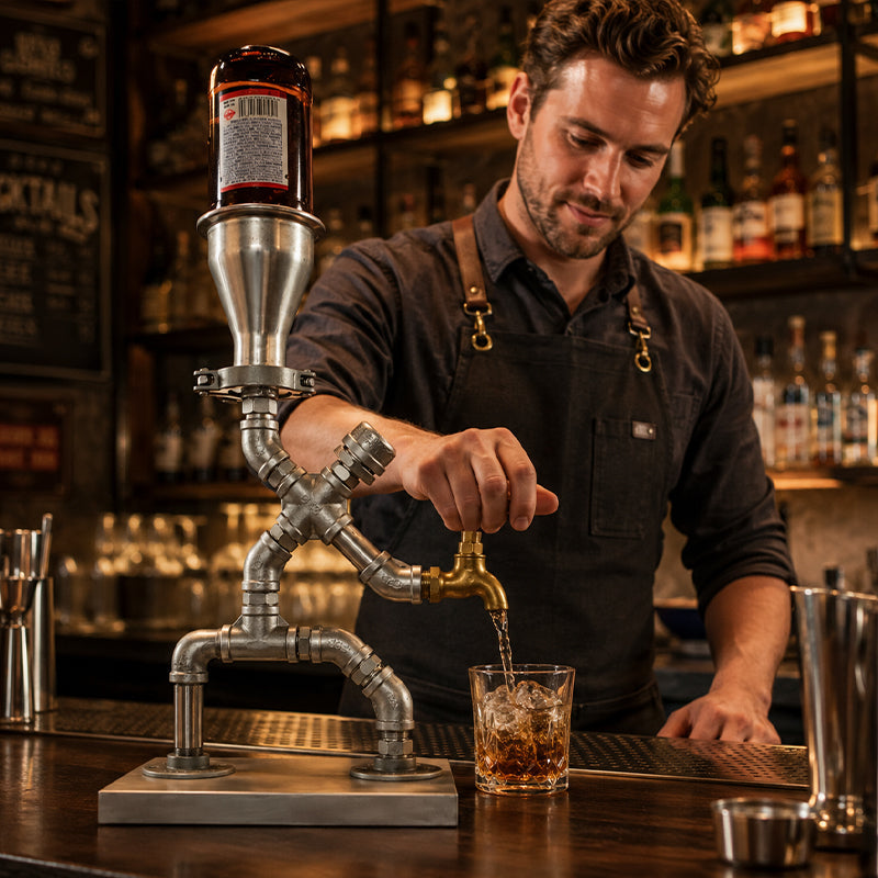 Industrial Style Gravity Drink Dispenser