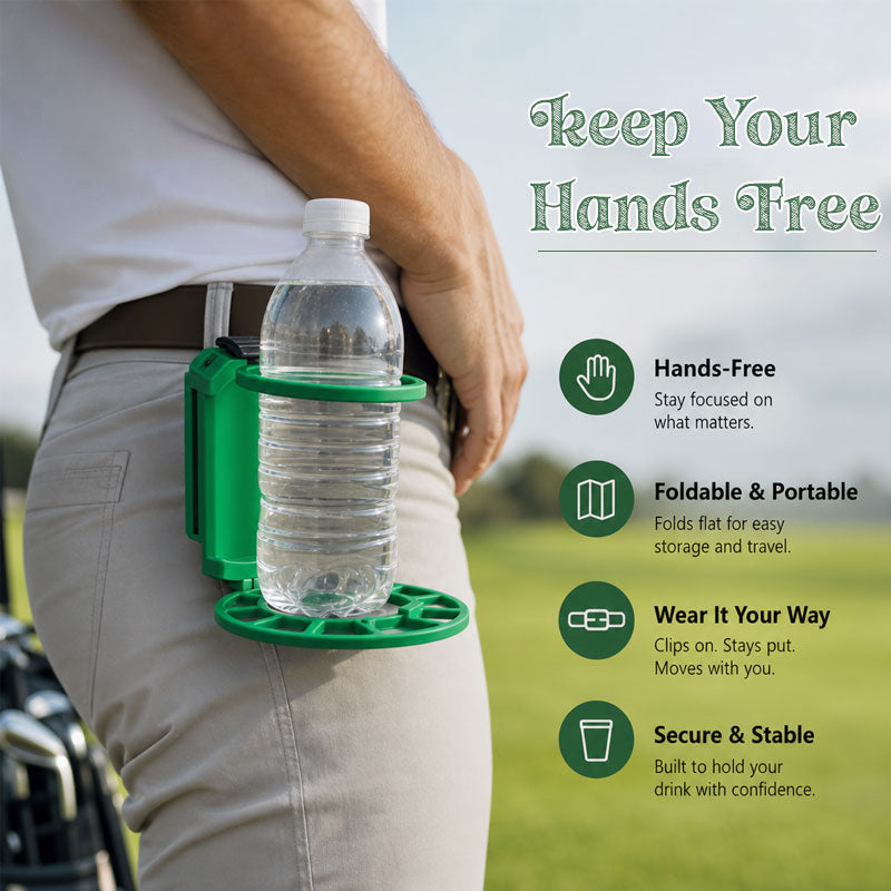 🥤 Foldable Belt Drink Holder