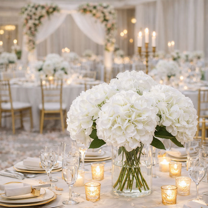 Artificial Hydrangea Flowers