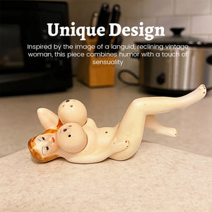 Vintage Women's Salt and Pepper Shaker