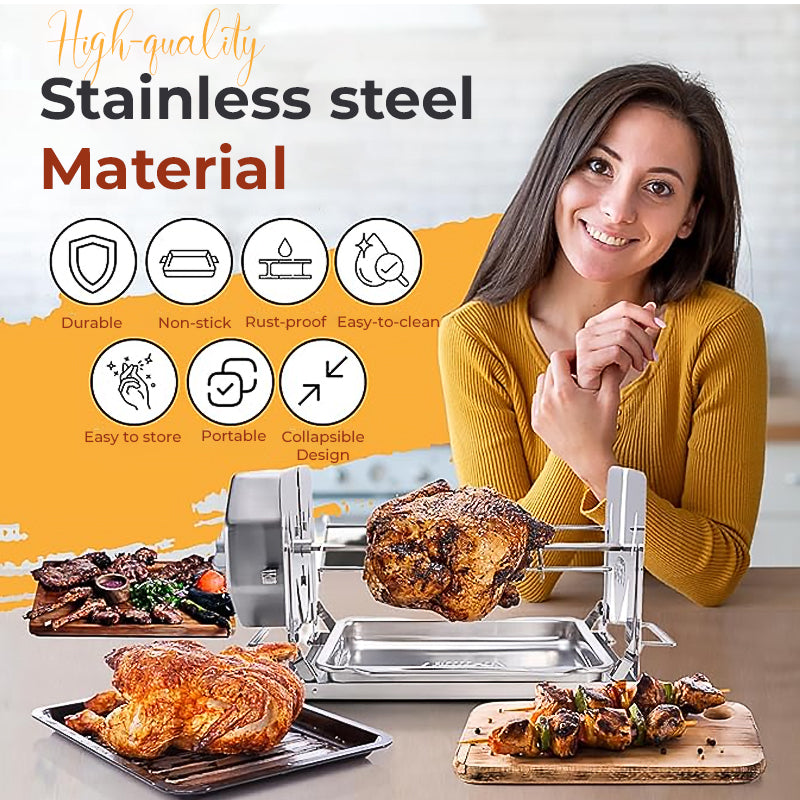 Stainless Steel Rotating Grill