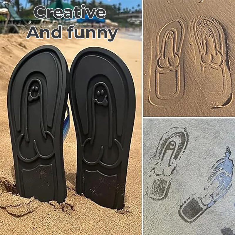 Creative And Funny Fashion Beach Flip Flops