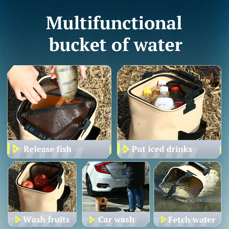 Multifunctional Foldable Fish Bucket Lure