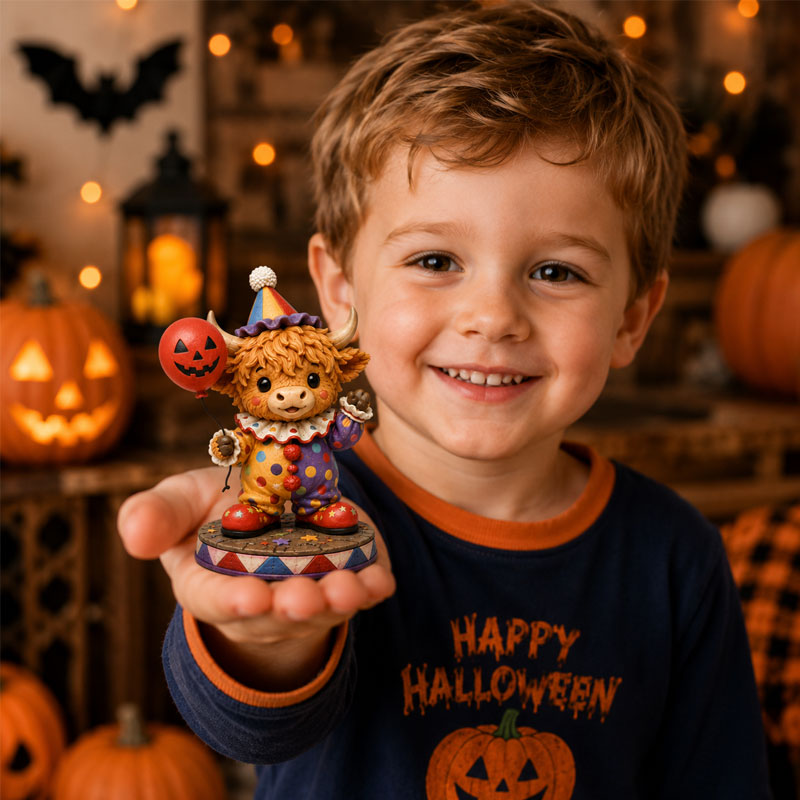 🔥We solemnly guarantee that we only sell 3D styles.🔥Highland Cow Halloween Countdown Calendar 2026