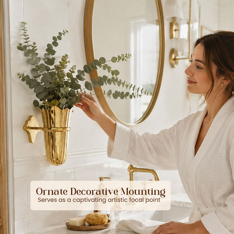 Luxury Wall-Mounted Vase — An Elegant And Space-Saving Floral Display