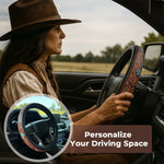 Load image into Gallery viewer, 🤠 Western Cowboy Steering Wheel Cover
