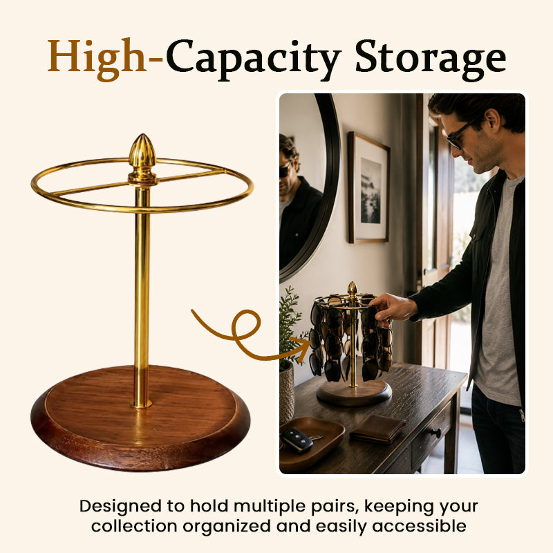 360° Rotating Glasses Holder