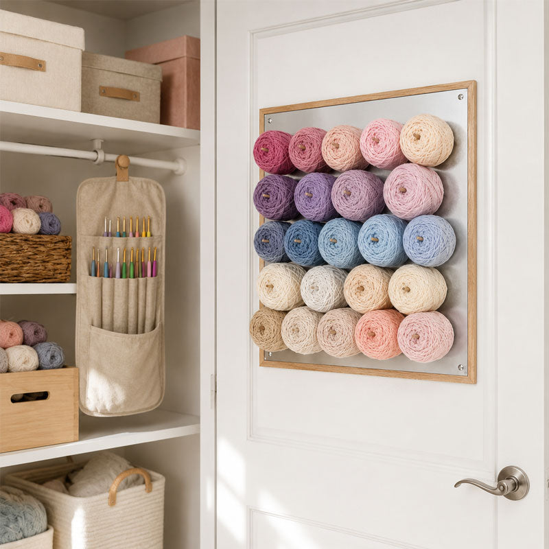 Magnetic Yarn Wall Storage Holder