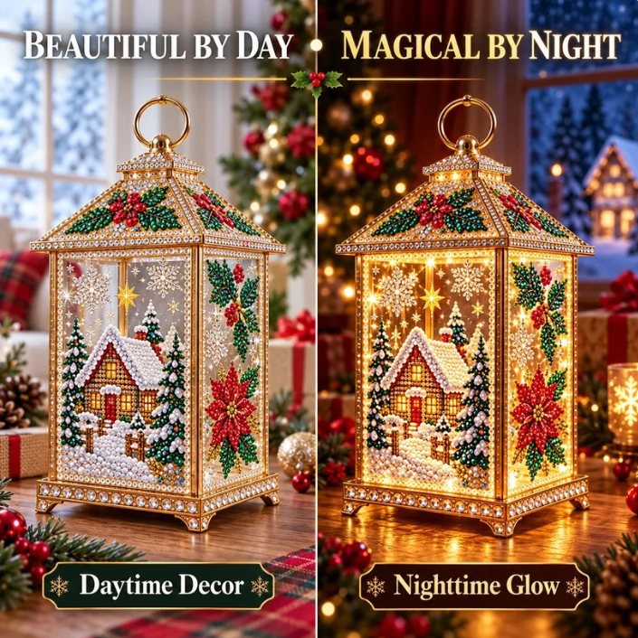 DIY Jeweled Christmas Lantern Kit
