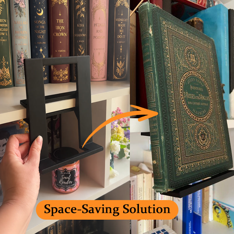 Floating Book Display Shelf