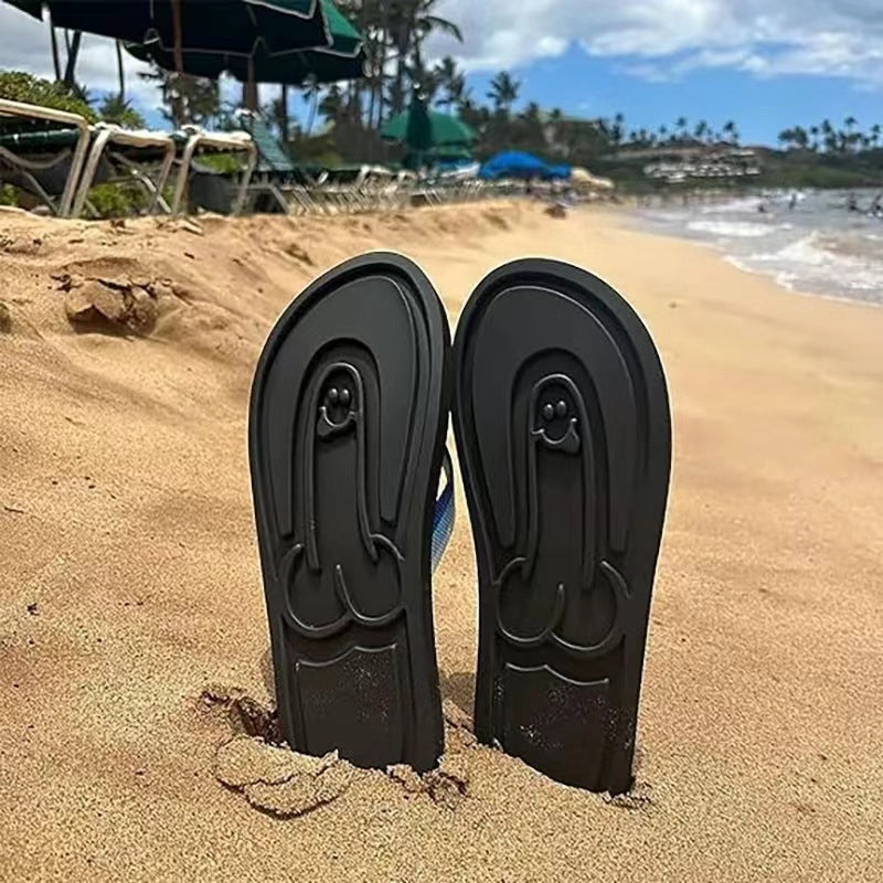 Creative And Funny Fashion Beach Flip Flops