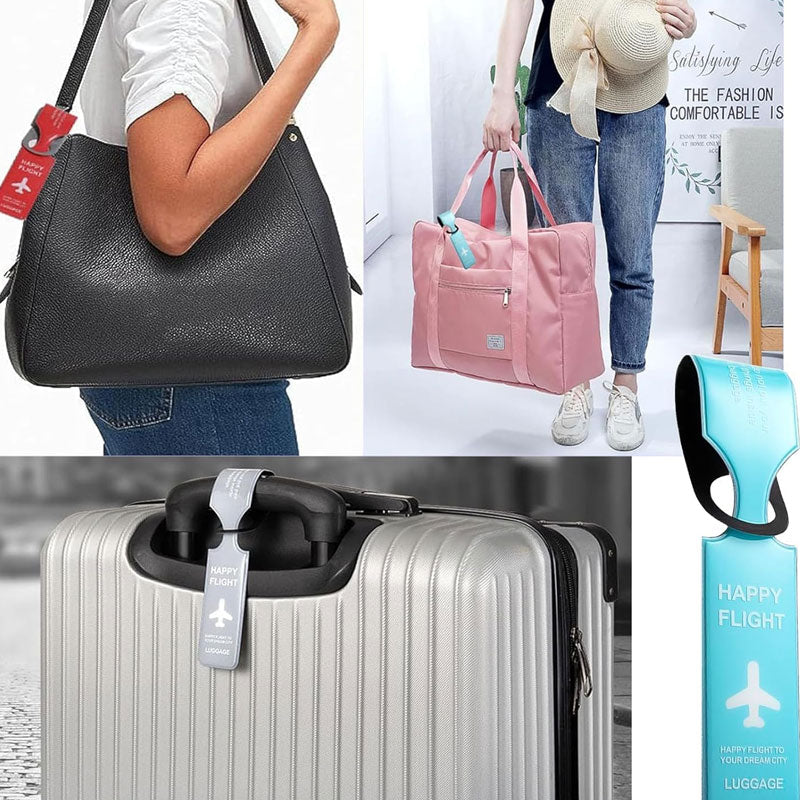 ✈️ Happy Flight Luggage Tag