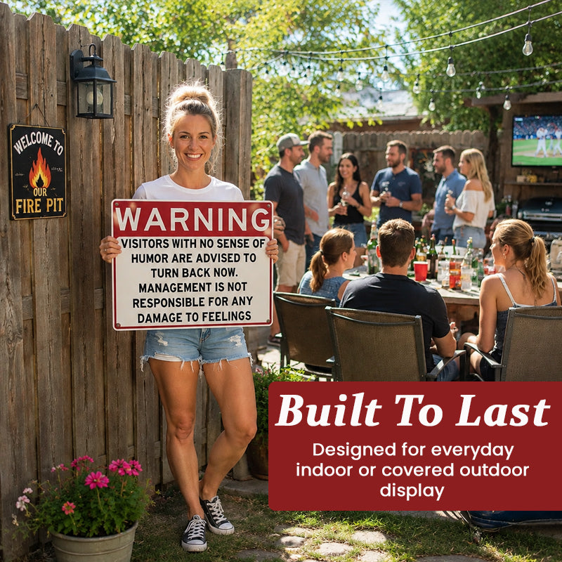 Humor Warning Door Decoration