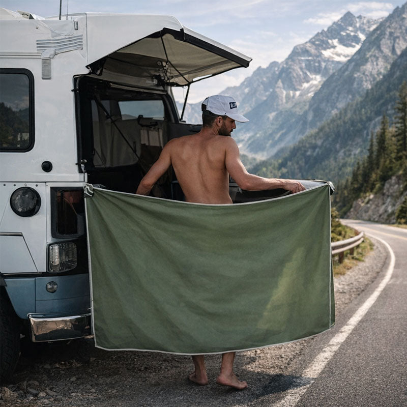 🚴‍♂️🏕️ Magnetic Outdoor Changing Towel