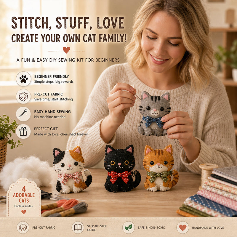 DIY Fabric Animal Craft Kit – Creative Handmade Art