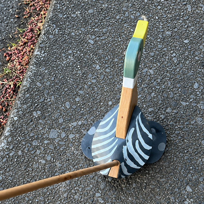 🦆 Walking Mallard Duck Toy on a Stick